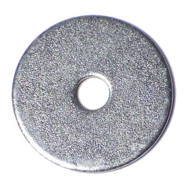 Midwest Fastener Fender Washer, For Screw Size #6 , Steel Zinc Plated Finish, 40 PK 61161 - main